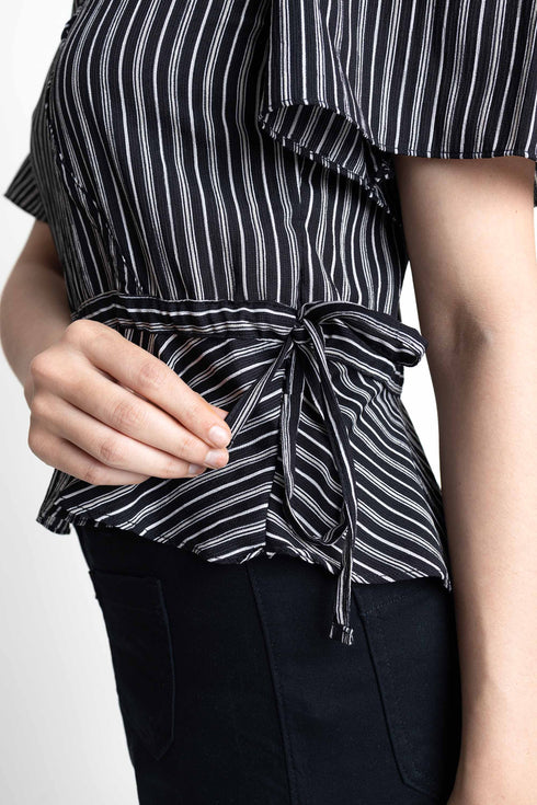 The Cropped Peplum Top